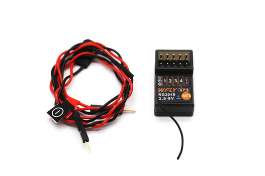 WFLRG204S	WFly RG204S 4-Channel 2.4GHz Receiver - THE RC SHOP AT DRDANS