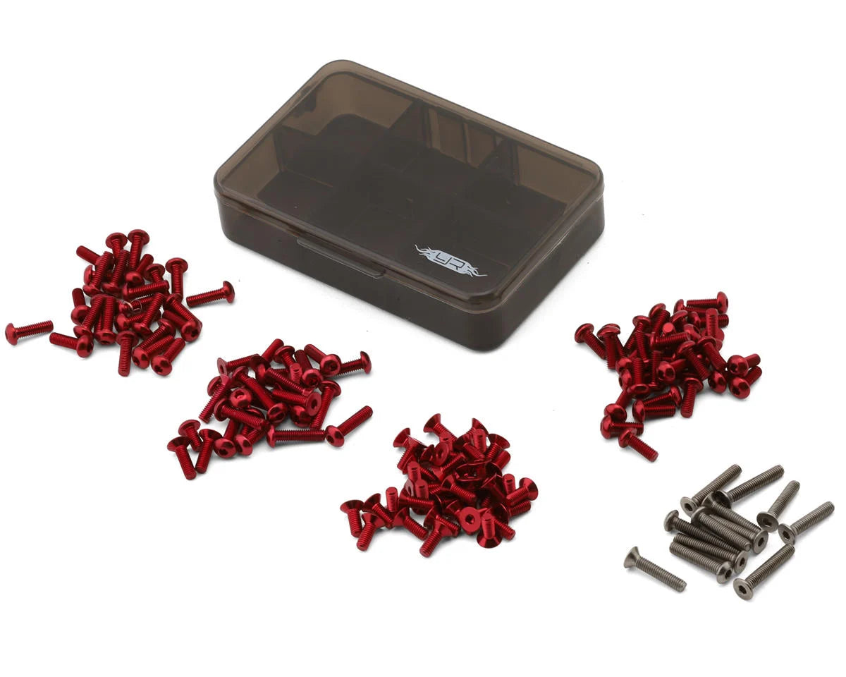 YEA-TSAS-0044   Yeah Racing Reve D RDX Assorted 7075 Aluminum & Titanium Screw Set w/Container   | The Rc Shop at DrDans