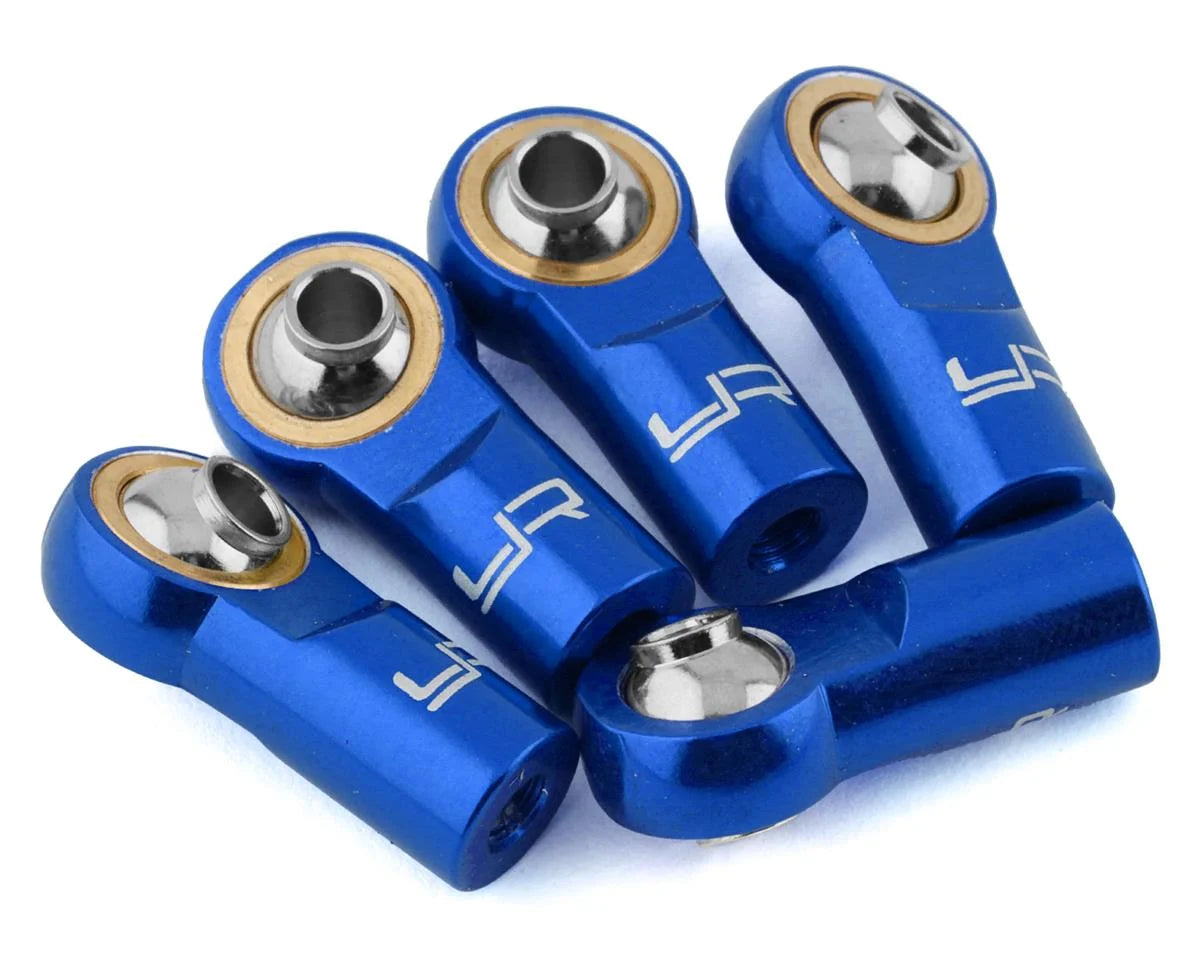 YEA-YA-0550   Yeah Racing 3mm Aluminum Threaded Rod Ends (5) (Standard Thread)