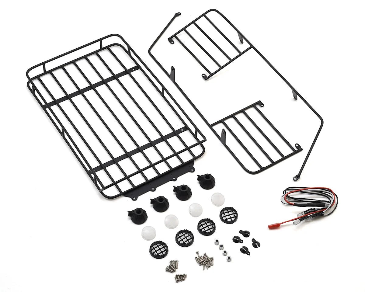 YEA-YA-0561    Yeah Racing Metal Roll Cage w/Roof Rack & LED Light (AXID9060)   | The RC Shop at Dr Dans