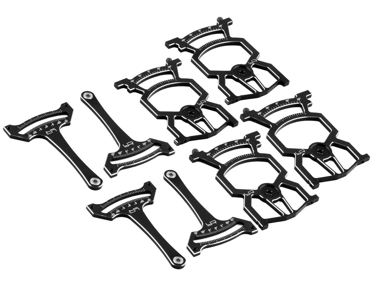 YEA-YT-0140BK Yeah Racing 1/10 Aluminum Universal On Road Setup Station (Black) (V3)