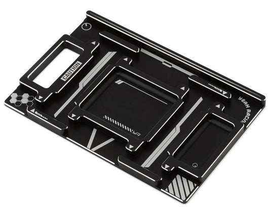 YEA-YT-0242BK  Yeah Racing Aluminum 1/10 Set-Up Station System Stand  | The RC Shop at Dr Dans