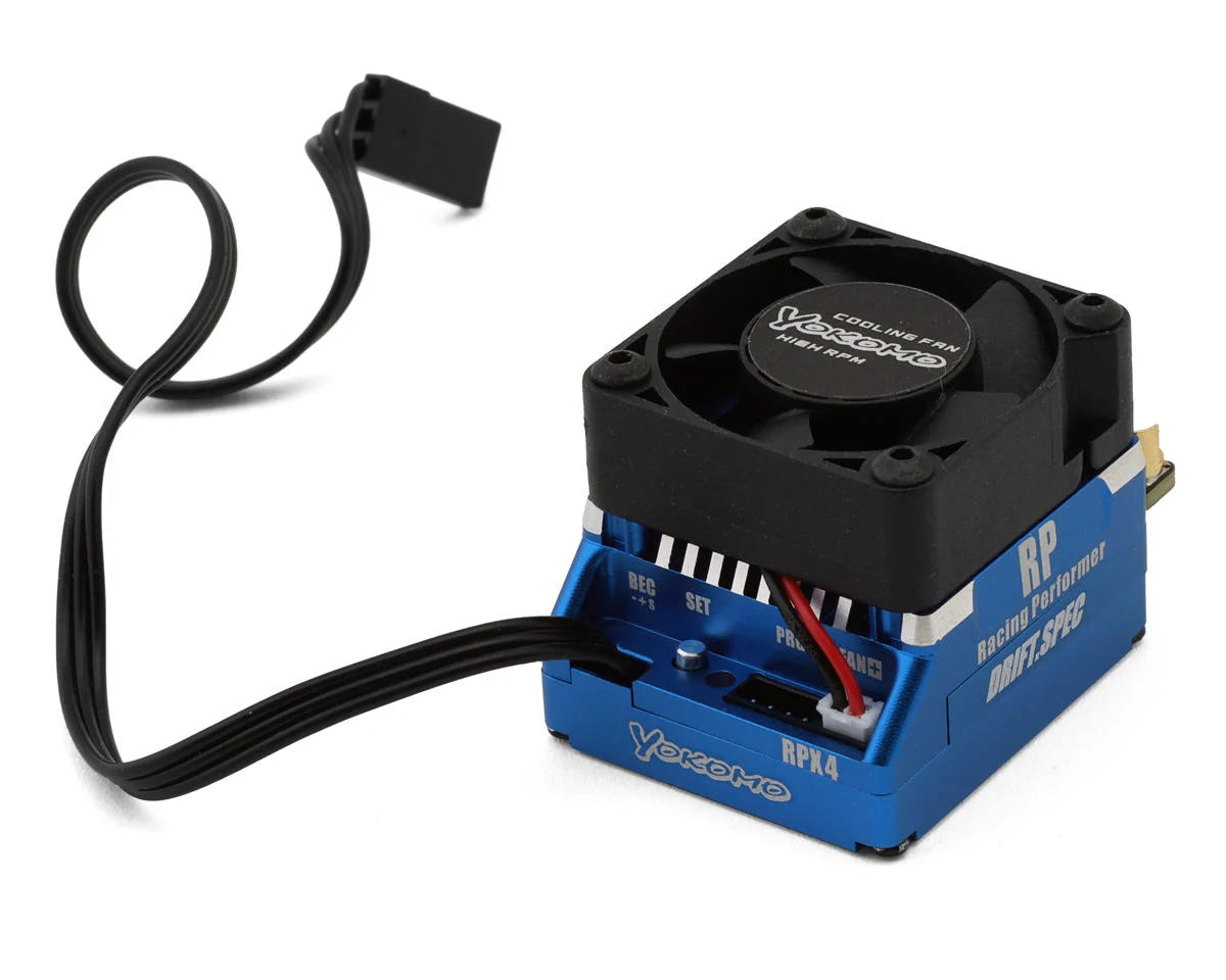 YOKBL-RPX4DBL     Yokomo BL-RPX4 Competition Sensored Brushless 1/10 Drift Spec ESC (Blue)    | The RC Shop at Dr Dans
