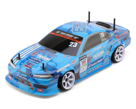 YOKDPR-MS15    Yokomo RD2.0 "Rookie Drift" 1/10 RWD RTR Electric Drift Car (Blue) w/Mercury Sayaka Special S15 Body   | The RC Shop at Dr Dans