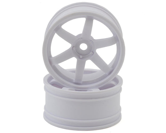 YOKTW-5313W7     Yokomo 6-Spoke Drift Wheels (White) (2) (7mm Offset)  | The RC Shop at Dr Dans