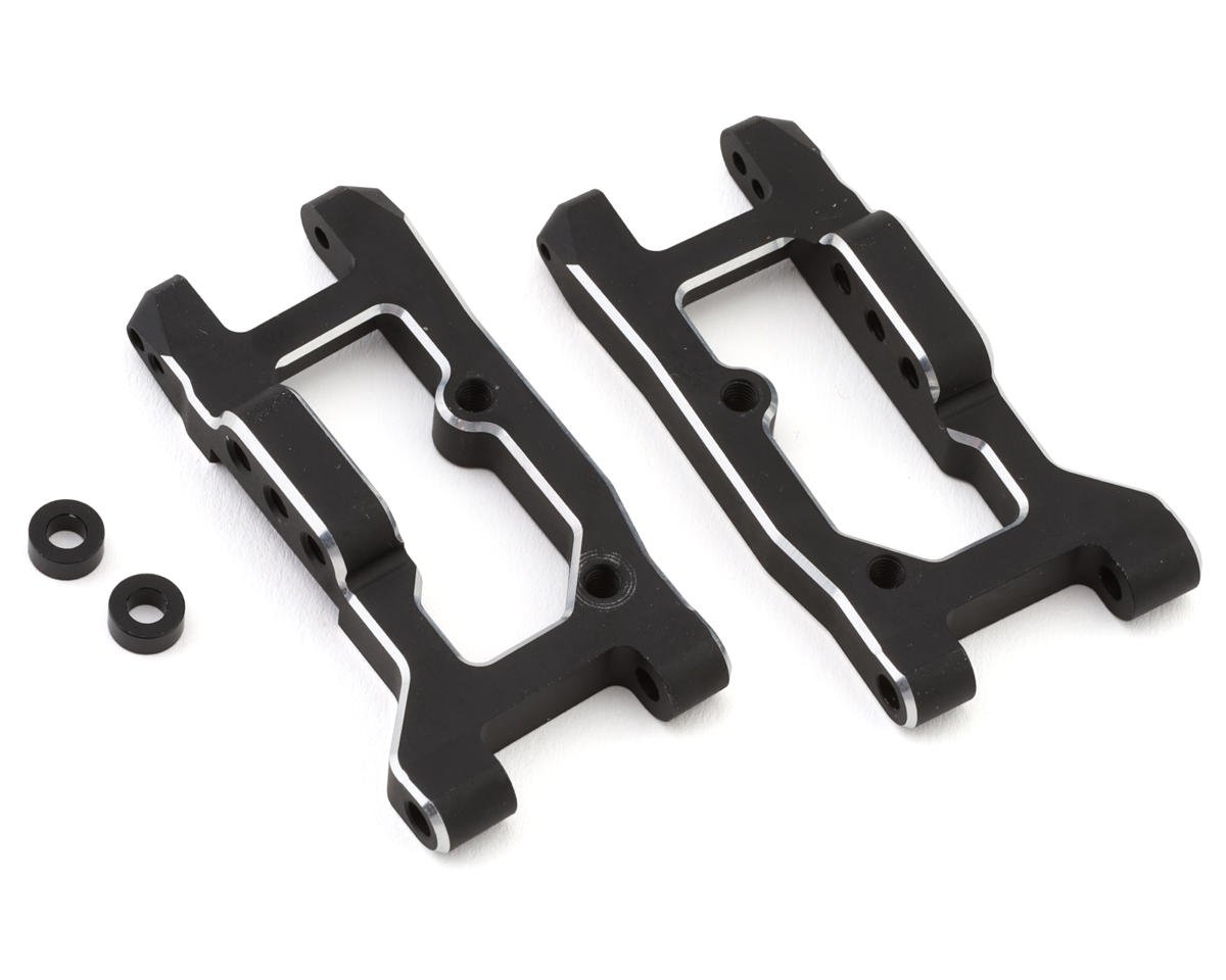 YOKY2-008RAW    Yokomo RD2.0/SD2.0 Aluminum Short Rear Weight H Suspension Arms (Black) (2)