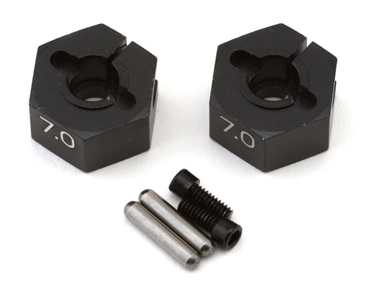 YOKY2-011CB7A    Yokomo 12mm Clamping Wheel Hex Hub Adaptors (2) (7.0mm)  | The Rc Shop at DrDans