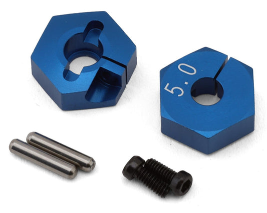 YOKY2-011CBL5    Yokomo 12mm Aluminum Clamping Wheel Hex (Blue) (2) (5mm)   | The RC Shop at Dr Dans