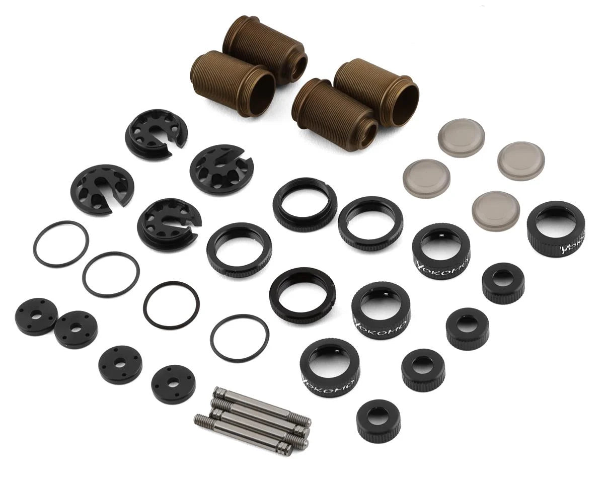 Yokomo Aluminum SLF Big Bore Kashima Coated Drift Shocks Set  | The RC Shop at Dr Dans