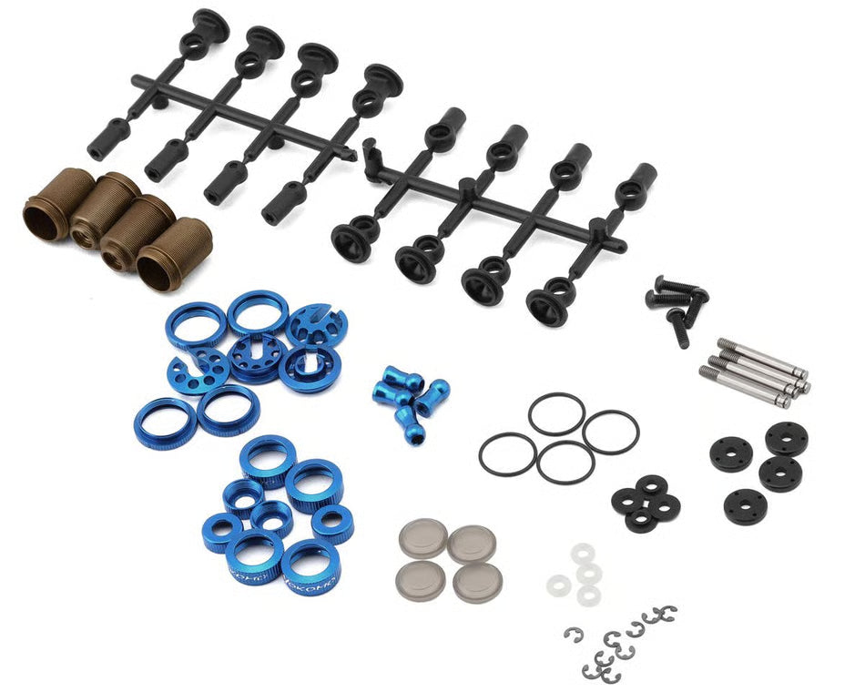 Yokomo Aluminum SLF Big Bore Kashima Coated Drift Shocks Set  | The RC Shop at Dr Dans