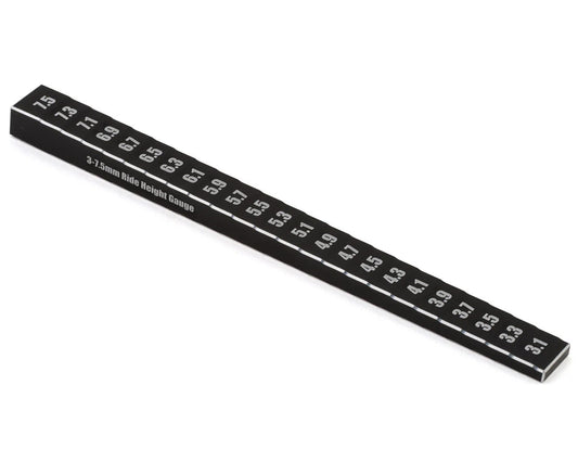 YOKYT-HGTC2   Yokomo Touring Car Aluminum Ride Height Gauge (Black) (3-7.5mm)   | The RC Shop at Dr Dans