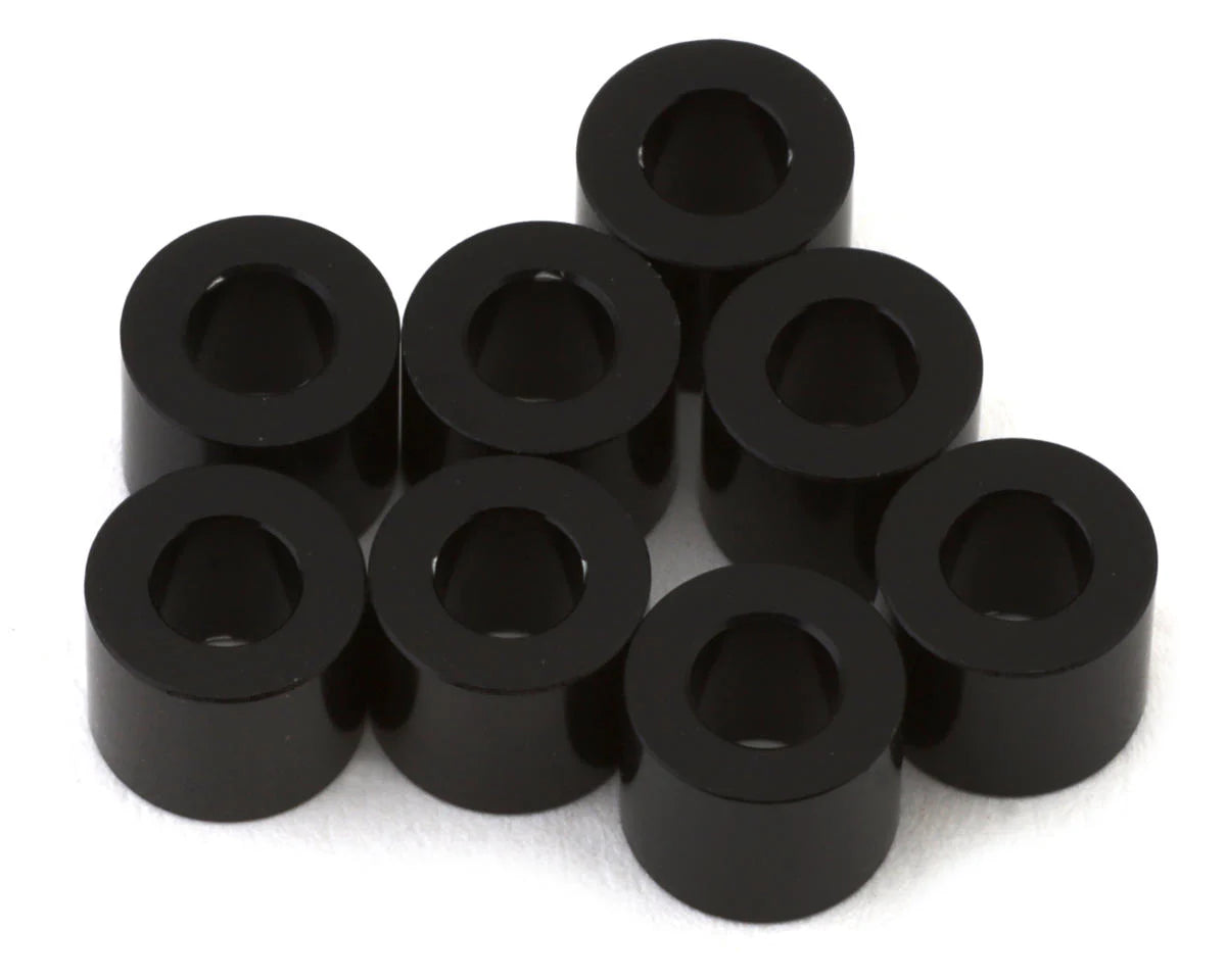 YOKZC-A3650B     Yokomo 3x6x5mm Aluminum Spacers (Black) (8)     |The RC Shop at Dr Dans