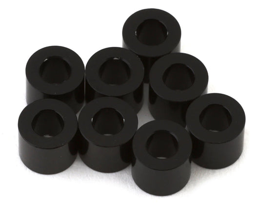 YOKZC-A3650B     Yokomo 3x6x5mm Aluminum Spacers (Black) (8)     |The RC Shop at Dr Dans