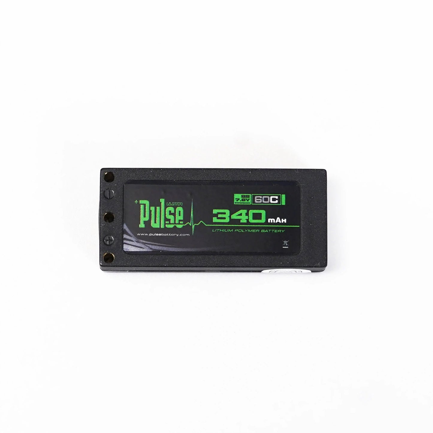 PLU60-3402HC   PULSE 340mah 2S 7.6V 60C LiHV Hardcase Battery | The RC Shop at Dr Dans