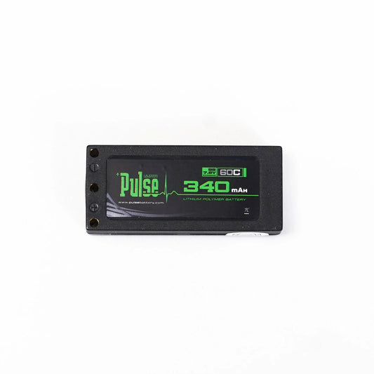 PLU60-3402HC   PULSE 340mah 2S 7.6V 60C LiHV Hardcase Battery | The RC Shop at Dr Dans