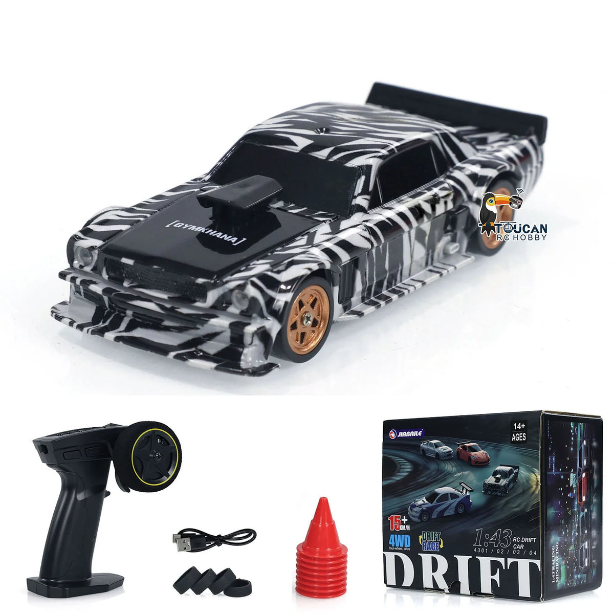JiaBaiLe 1/43 4WD Mini RC Drift Cars 2.4GHz RTR – 4301-4311